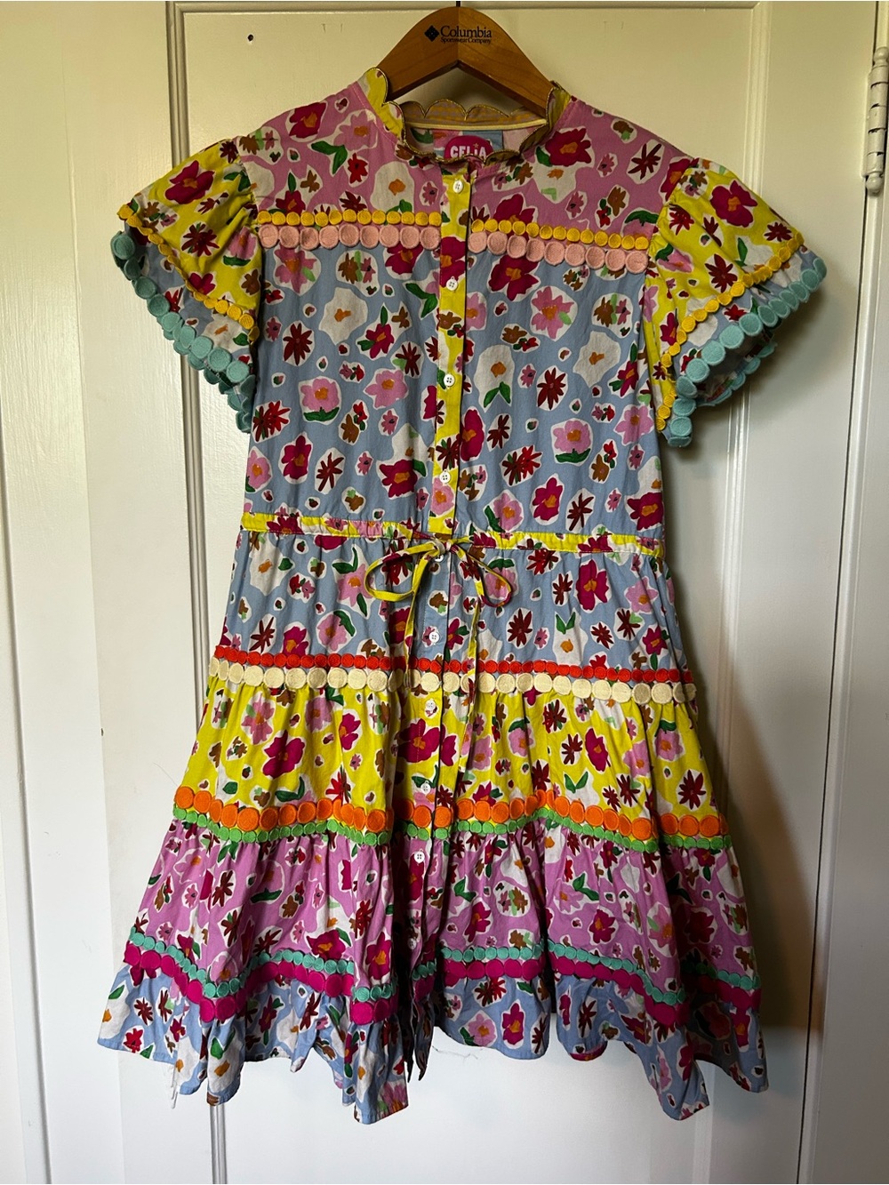 Celia B Aventurine Mini Dress, Bright Colorful Fun Bold Outfits
